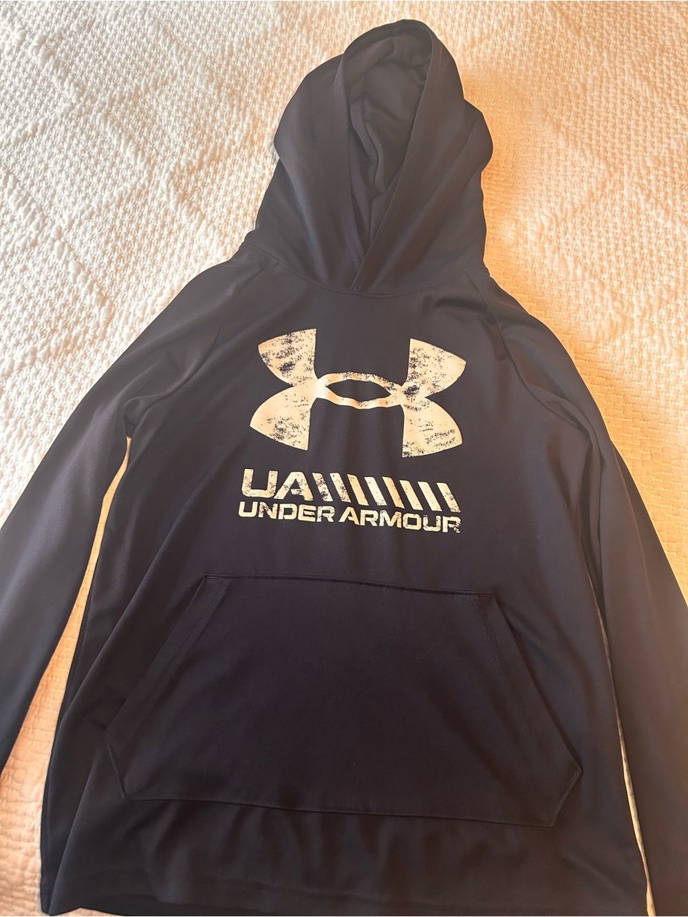 Under Armour Kids' Black Logo Hoodie